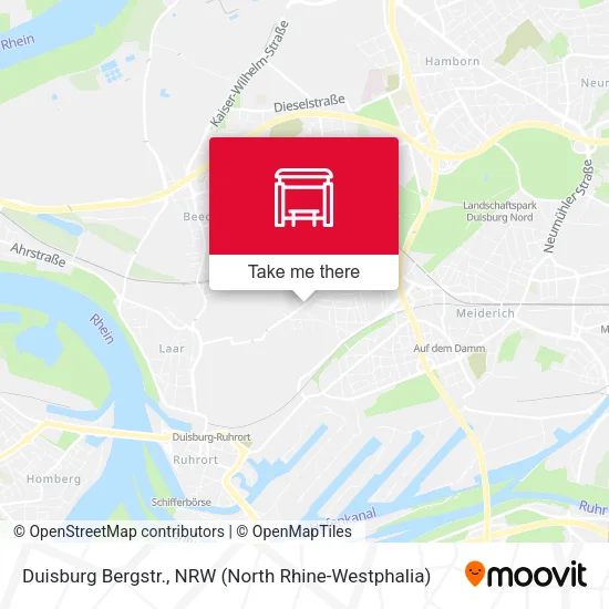 Карта Duisburg Bergstr.