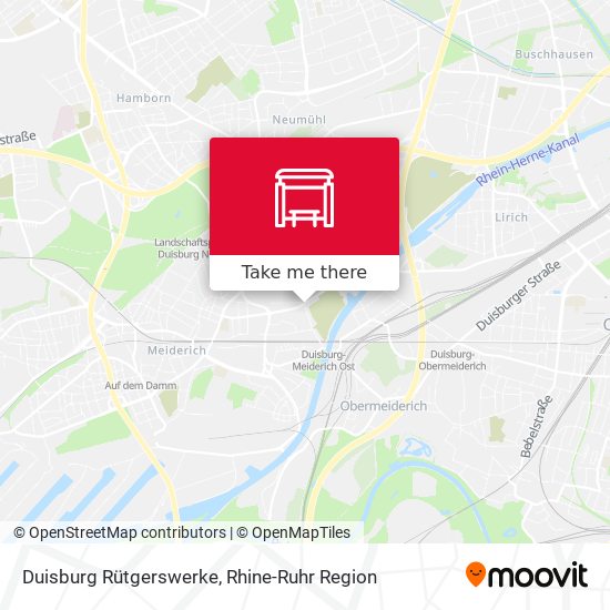 Duisburg Rütgerswerke map
