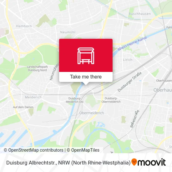 Карта Duisburg Albrechtstr.