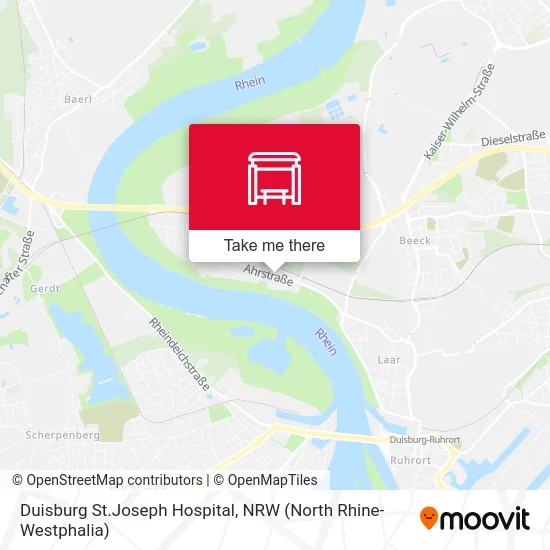 Duisburg St.Joseph Hospital map