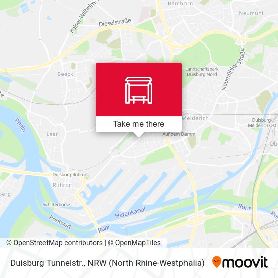 Duisburg Tunnelstr. map