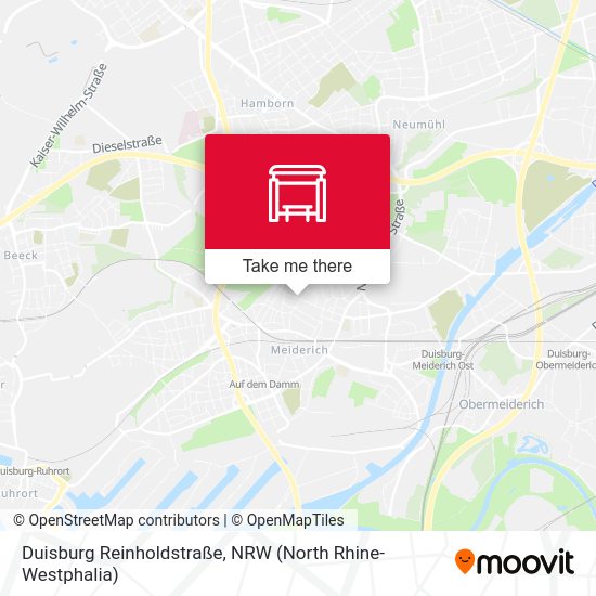 Duisburg Reinholdstraße map