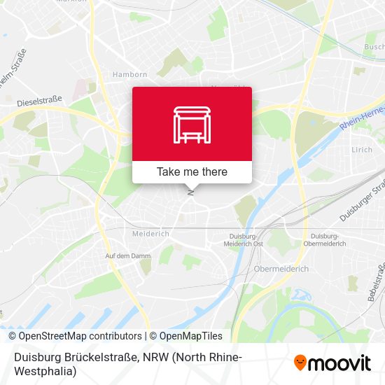 Duisburg Brückelstraße map