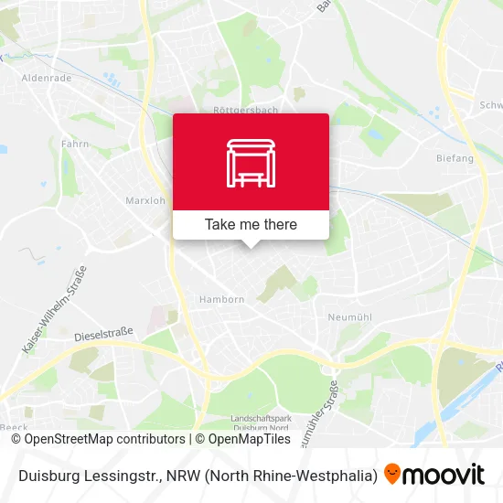 Карта Duisburg Lessingstr.
