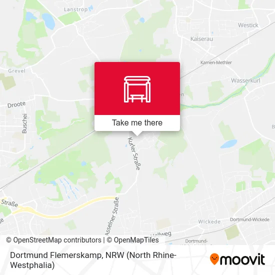 Dortmund Flemerskamp map
