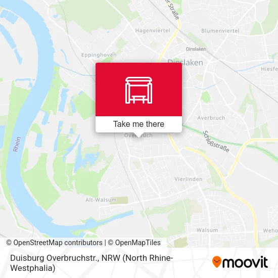 Карта Duisburg Overbruchstr.