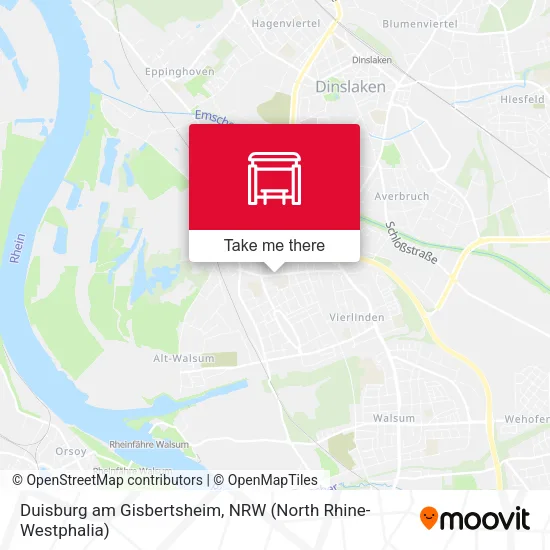 Карта Duisburg am Gisbertsheim