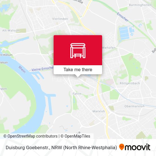 Карта Duisburg Goebenstr.