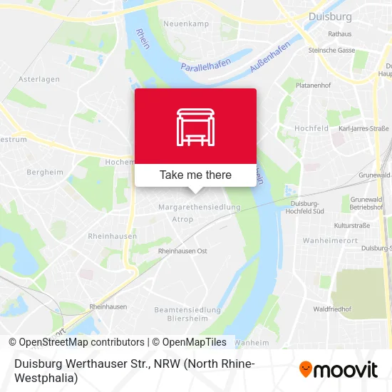 Карта Duisburg Werthauser Str.