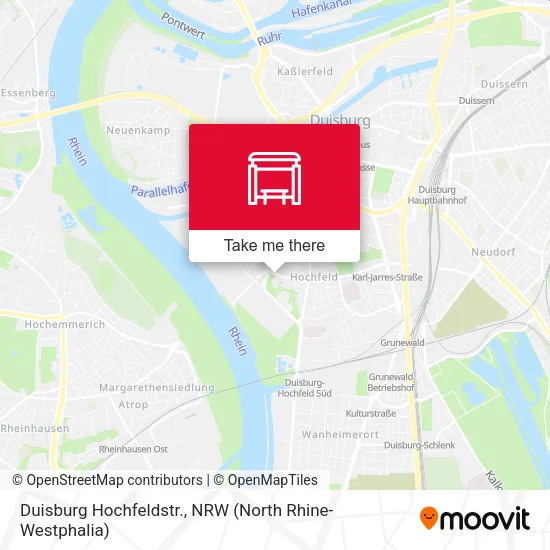 Карта Duisburg Hochfeldstr.