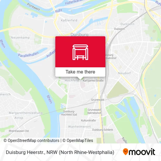 Карта Duisburg Heerstr.