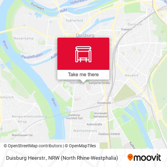 Карта Duisburg Heerstr.