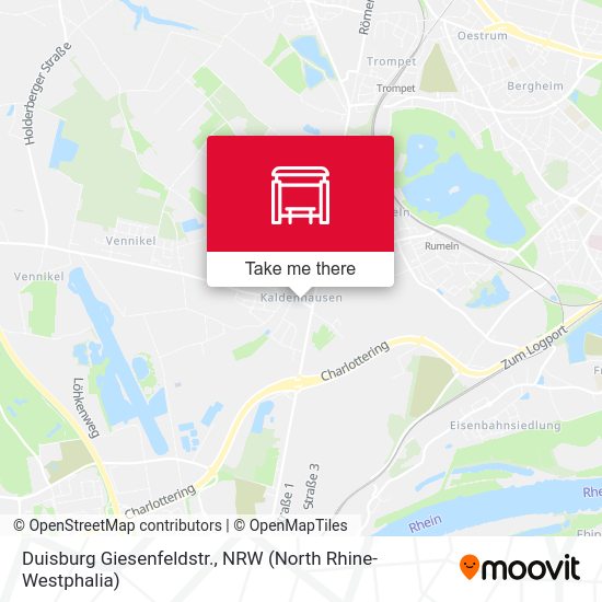 Duisburg Giesenfeldstr. map