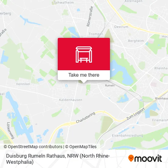 Duisburg Rumeln Rathaus map