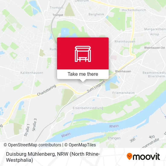 Карта Duisburg Mühlenberg