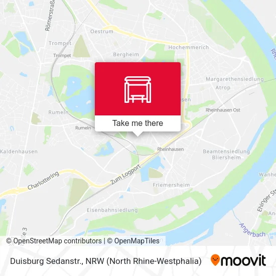 Карта Duisburg Sedanstr.