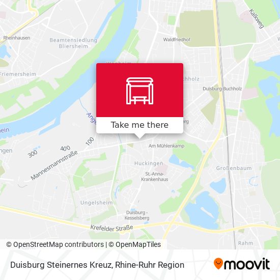 Duisburg Steinernes Kreuz map