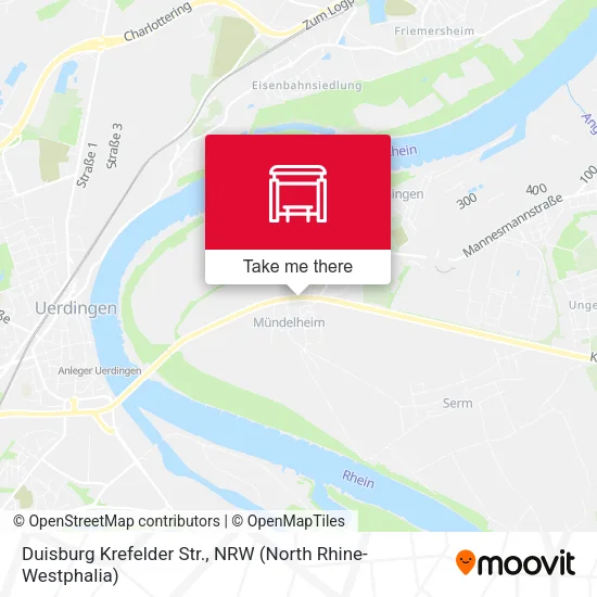 Карта Duisburg Krefelder Str.