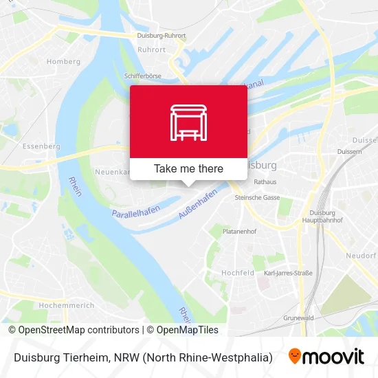 Карта Duisburg Tierheim