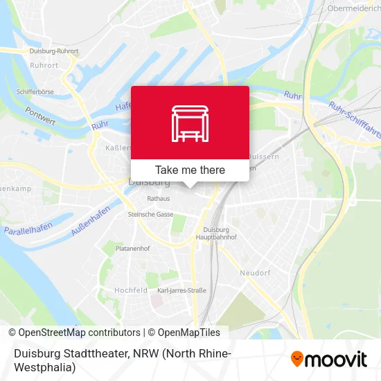 Карта Duisburg Stadttheater
