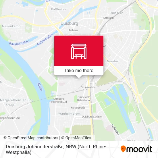 Карта Duisburg Johanniterstraße