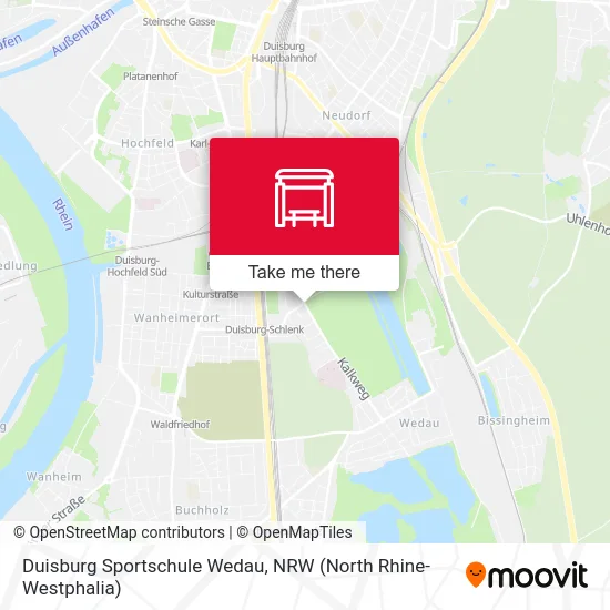 Duisburg Sportschule Wedau map