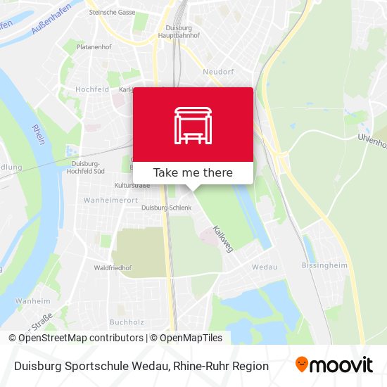 Duisburg Sportschule Wedau map