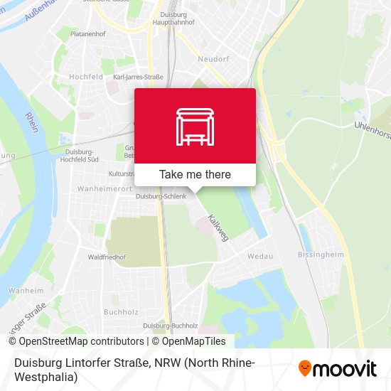 Duisburg Lintorfer Straße map