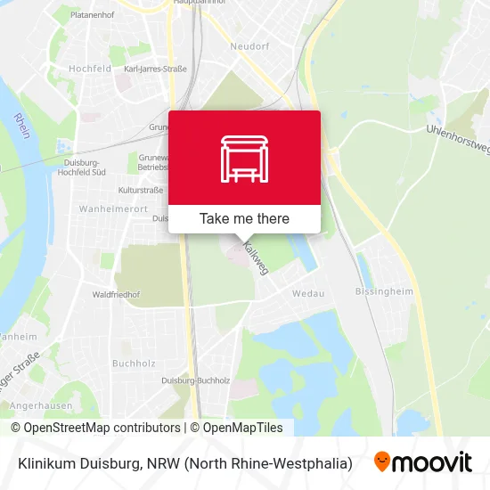 Klinikum Duisburg map