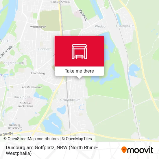 Карта Duisburg am Golfplatz