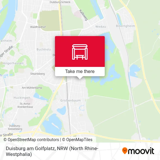 Duisburg am Golfplatz map