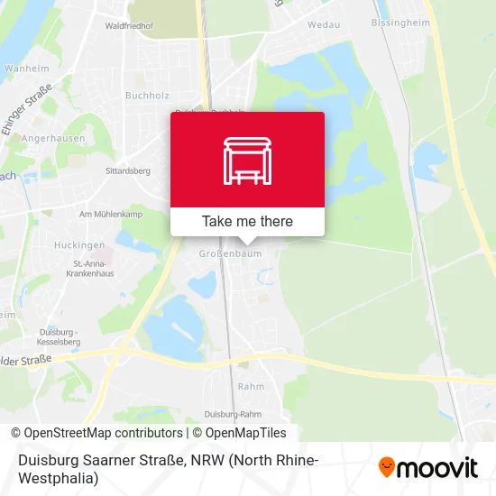 Карта Duisburg Saarner Straße