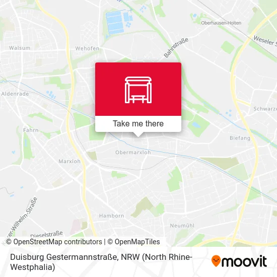 Duisburg Gestermannstraße map