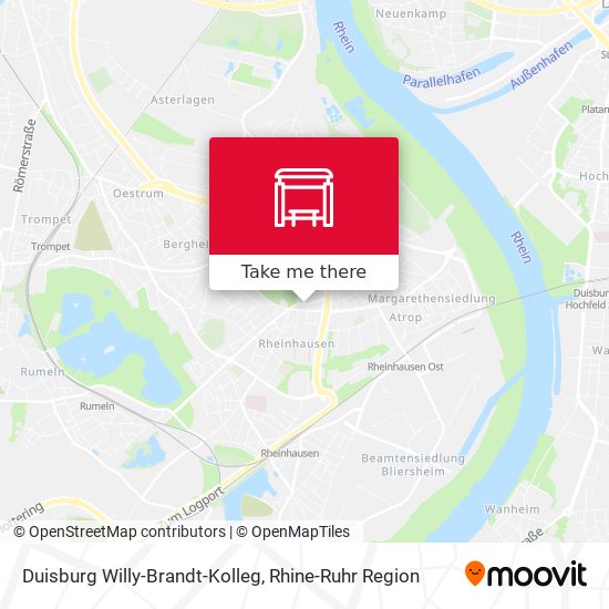 Duisburg Willy-Brandt-Kolleg map