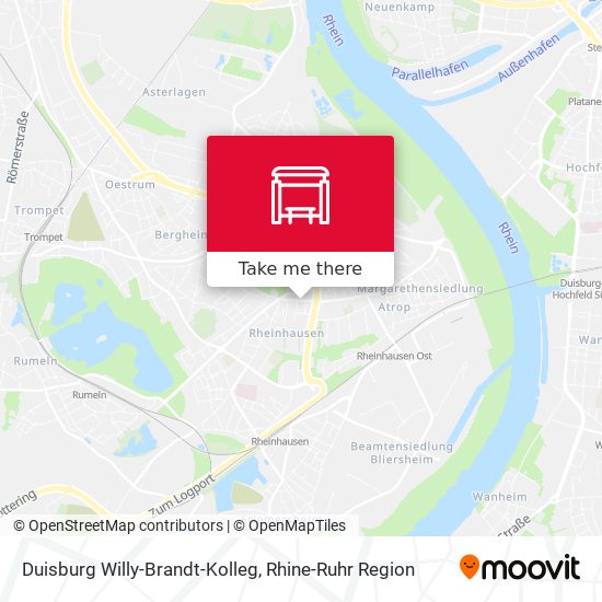 Duisburg Willy-Brandt-Kolleg map