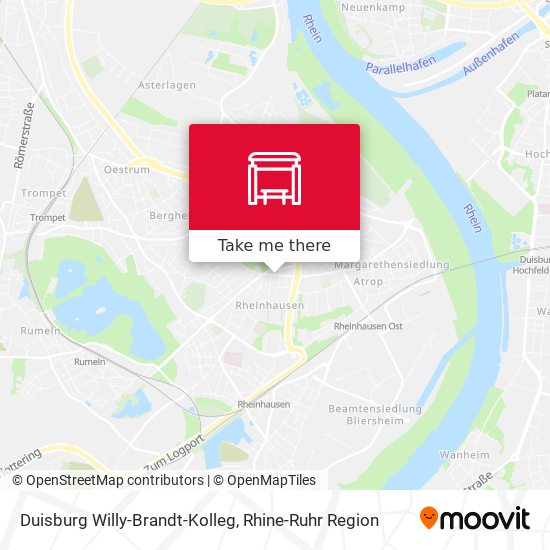 Duisburg Willy-Brandt-Kolleg map