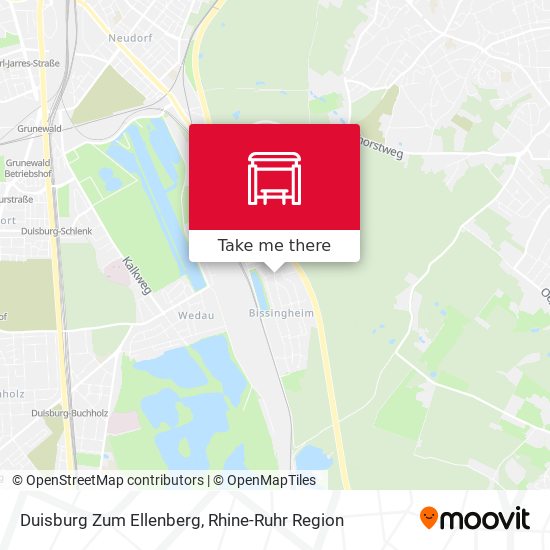 Duisburg Zum Ellenberg map