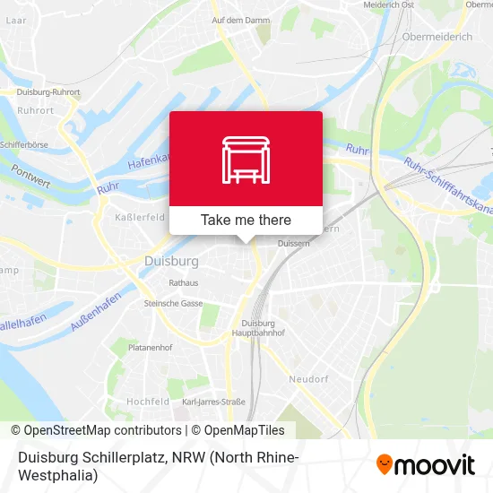 Duisburg Schillerplatz map