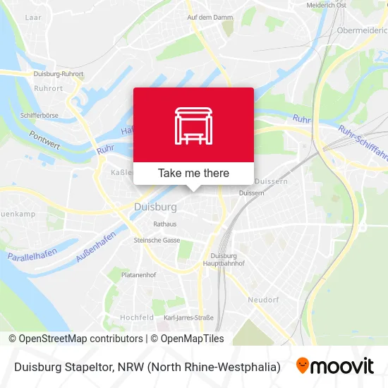 Duisburg Stapeltor map