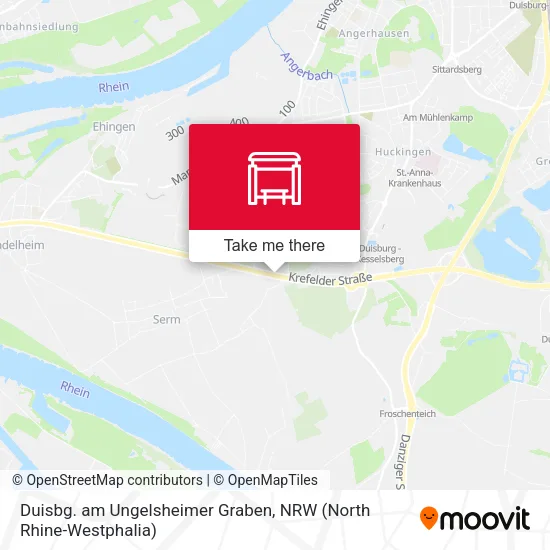 Карта Duisbg. am Ungelsheimer Graben