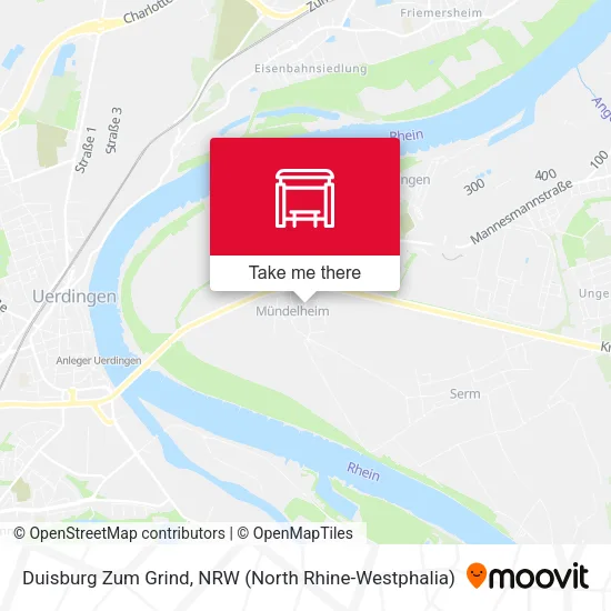 Карта Duisburg Zum Grind