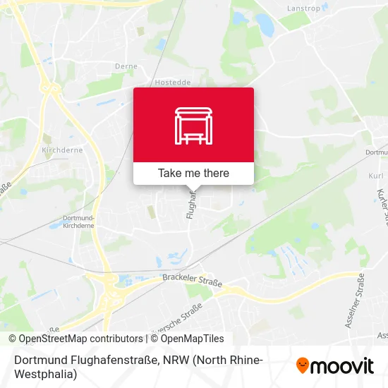 Dortmund Flughafenstraße map