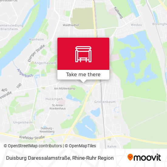 Duisburg Daressalamstraße map
