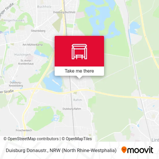 Карта Duisburg Donaustr.