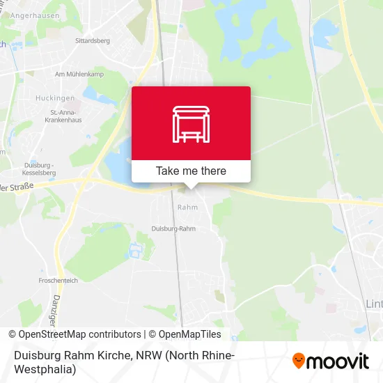 Карта Duisburg Rahm Kirche