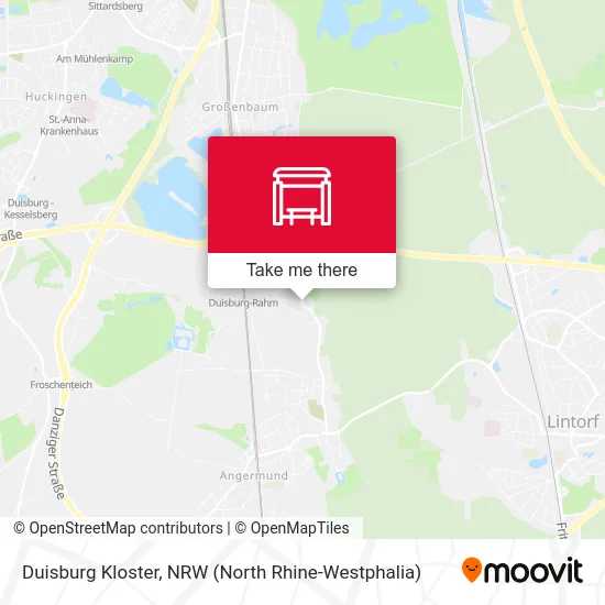 Duisburg Kloster map