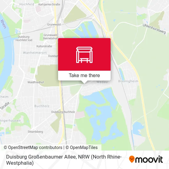 Карта Duisburg Großenbaumer Allee