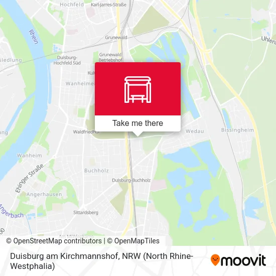 Карта Duisburg am Kirchmannshof