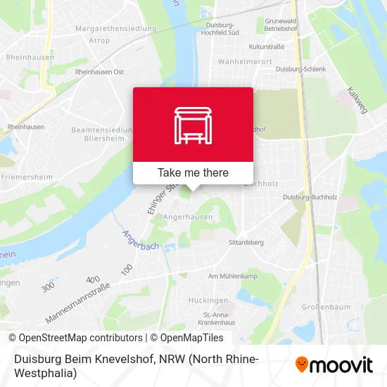 Карта Duisburg Beim Knevelshof