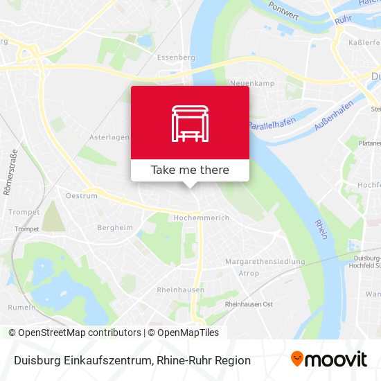 Duisburg Einkaufszentrum map
